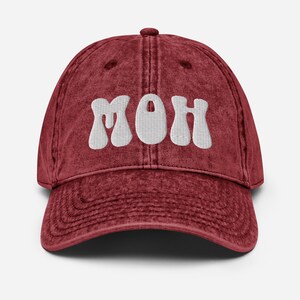 Maid of Honor Hat MOH Gift Maid of Honor Gift from Bride MOH Embroidered Hat Moh Box MOH Gift Ideas Matron of Honor Gift Moh Baseball Cap