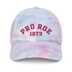 Pro Roe 1973 Tie Dye Hat Roe V Wade Hat Womens Rights Diritti riproduttivi Diritti all&#39;aborto Abbigliamento femminista My Body My Choice Pro Choice Hat