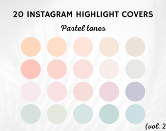 Couverture Instagram pastel estival, icônes lumineuses mettant en valeur des histoires, modèle canva rose et beige, kit de marque pour les réseaux sociaux féminins