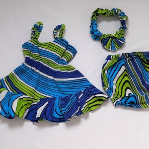 Ankara baby dress African print baby dress Colourful baby dress