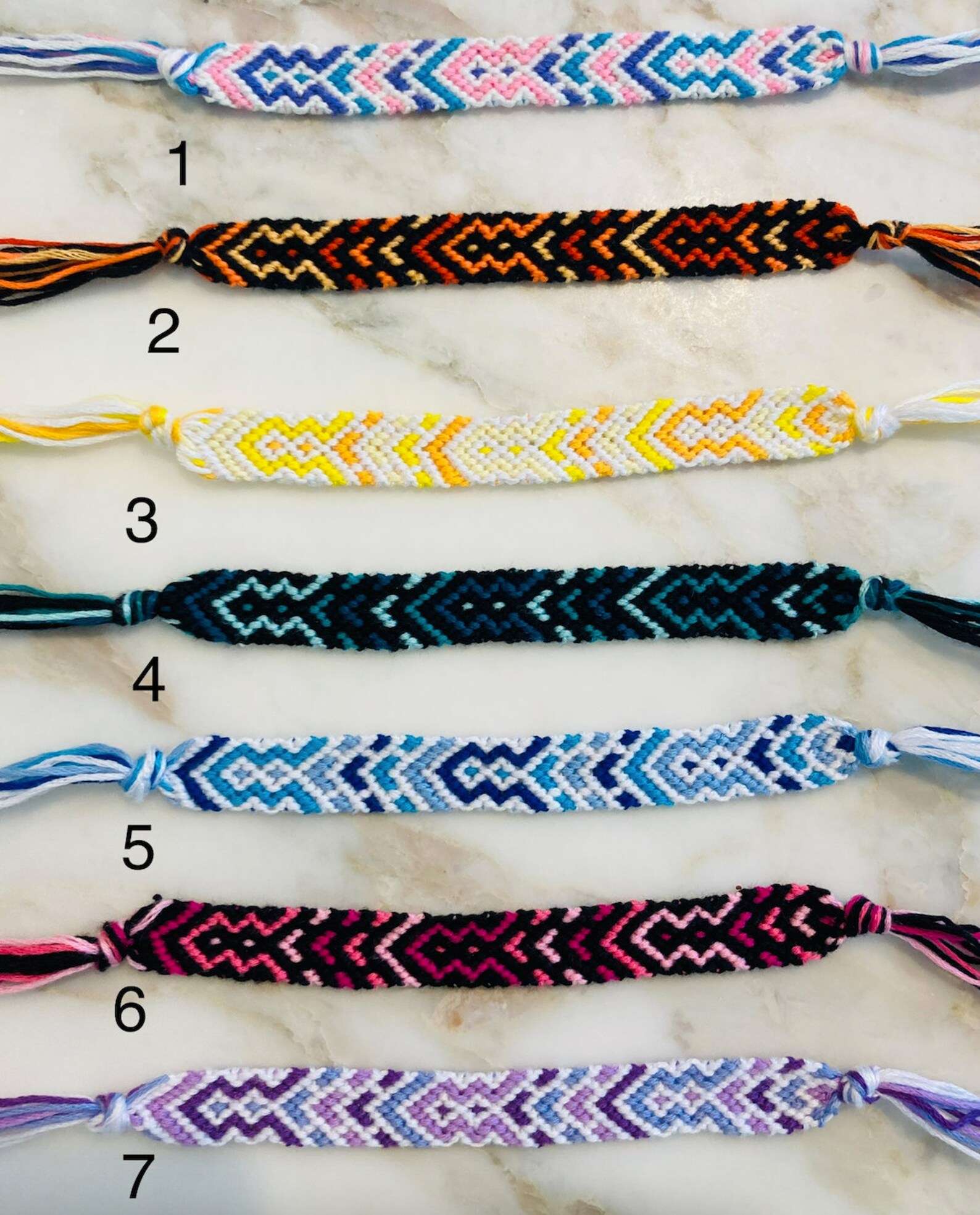 Double Arrowhead Friendship Bracelets Etsy