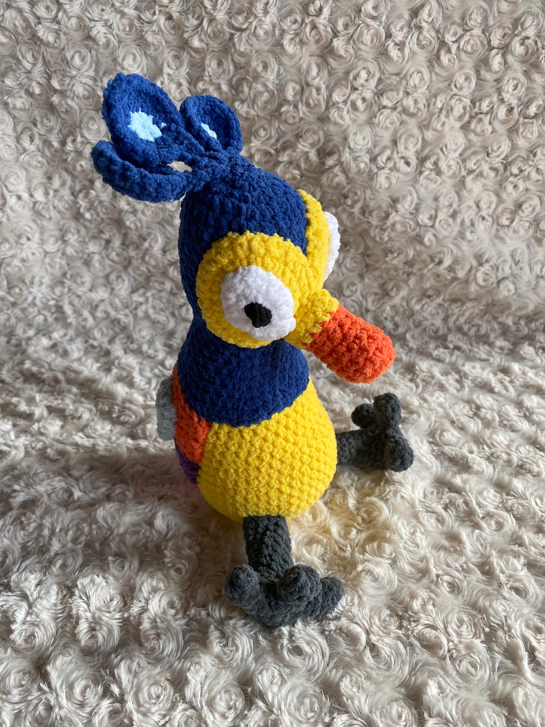 Crochet Plush Kevin Up Etsy