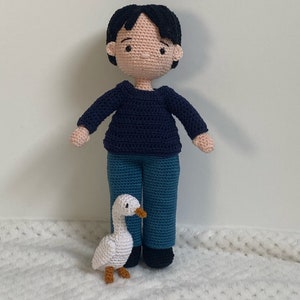 Joey Tribbiani and Duck - crochet pattern