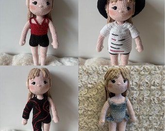 Taylor - set of 3 crochet patterns - 4 outfits