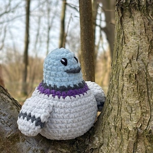 No Sew Crochet pattern - Baby Pigeon - ENG/FR