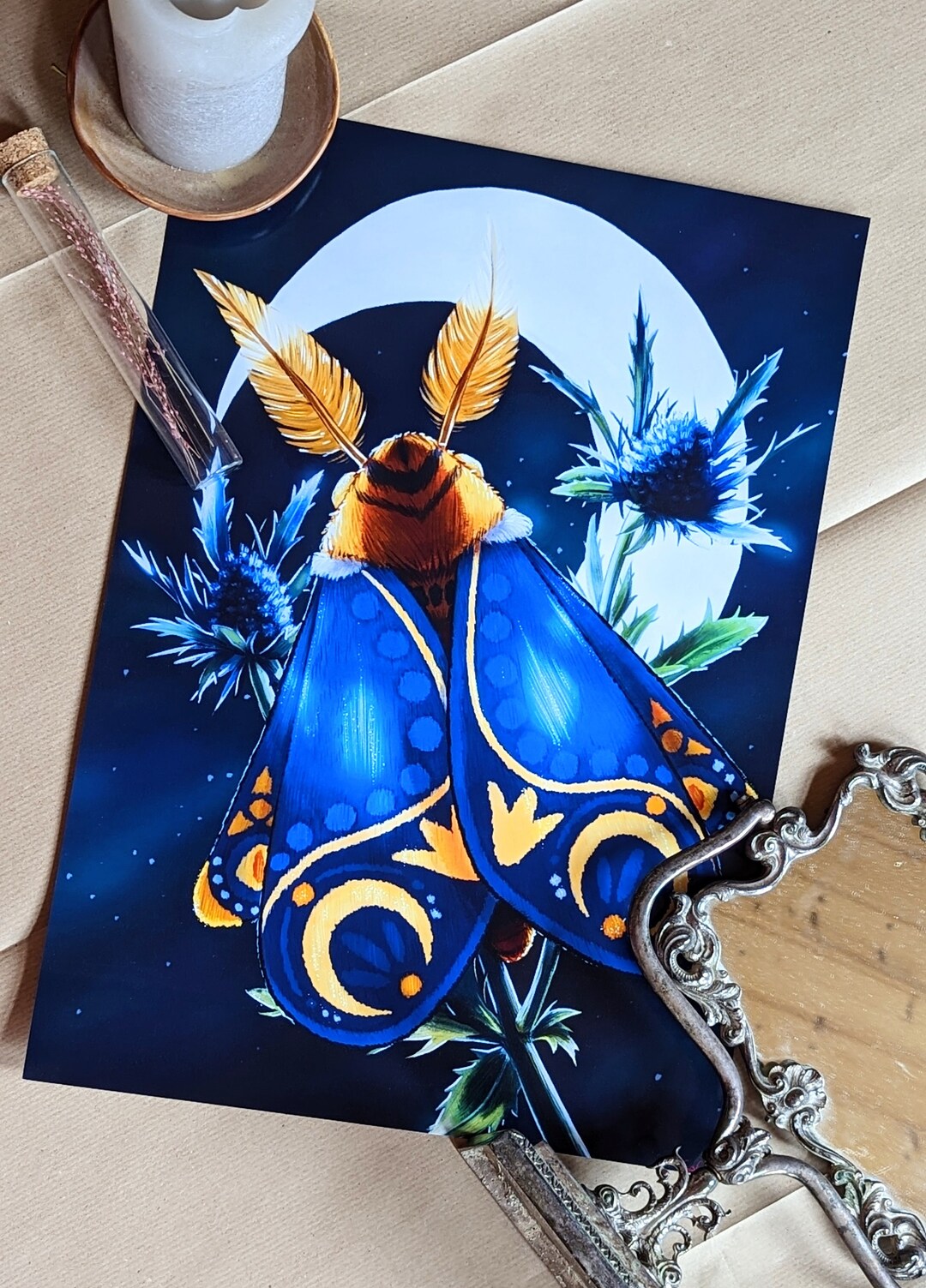Moth - Art Print A3 Poster (11,7" X 16,54") - Etsy