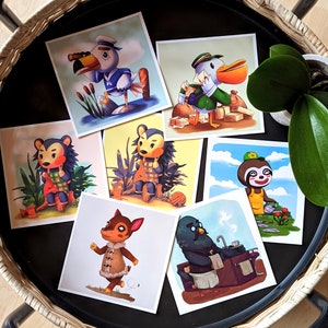 Animal Crossing - Fine Art Prints (ca. 12x12cm)