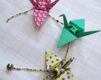 Paper Origami Crane Garland