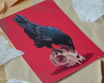 Nevermore - Art Print (Medium Postcard 5” x 7”)