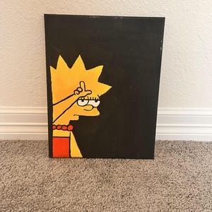 Lisa Simpson Gemälde