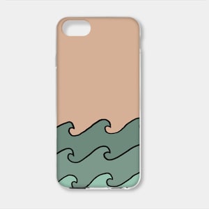 Blue tones wave case
