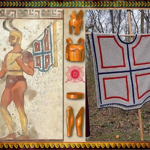 Samnite Legion Banner: Iron Age Army Standard || Handcrafted Italic War Flag || Historical Military Replica