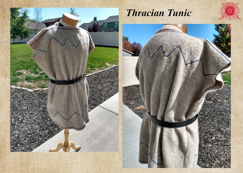 Thracian Wool Tunic Ancient Thracian Cultural Garment From Antiquity ...
