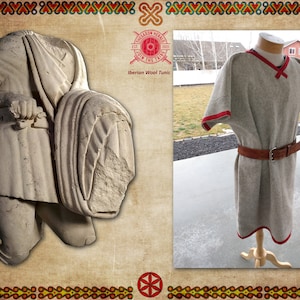 Iberian Wool Tunic || Lusitanian || Tartessos || Celt-Iberian || Iron Age Tunic || European Heritage || Ancient Spanish Culture || Hispania