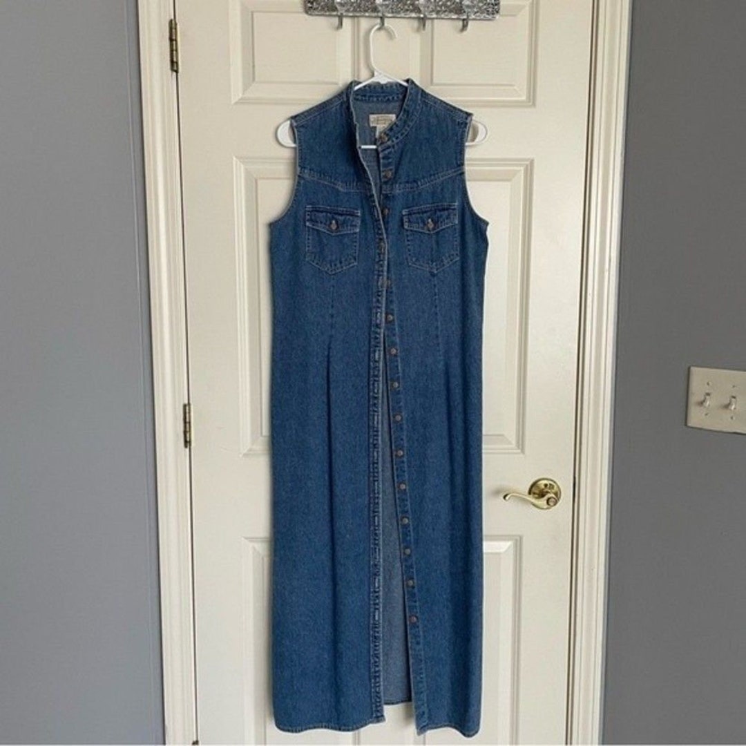 St Johns Bay Vintage Jean Dress Size 10 Etsy