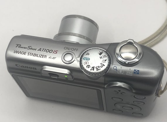 4078 Canon PowerShot A1100 IS シルバー デジカメ Canon PowerShot A1100 IS Digital Compact – Retro Camera Shop