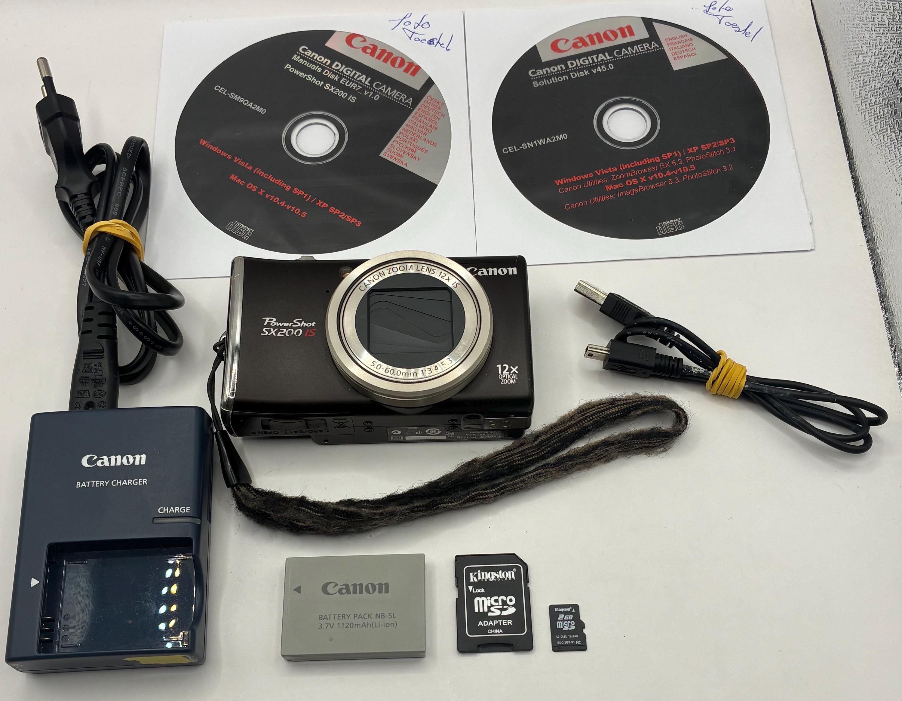 Canon Powershot SX200 IS - Compact Camera - Etsy