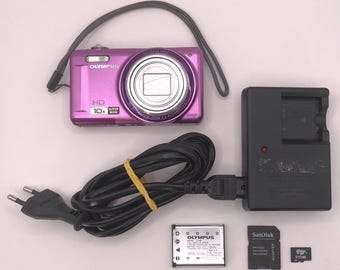 OLYMPUS VR-360 ピンク 12.5倍ズーム Olympus VR-360: 16 megapixel long-zoom compact for Europe