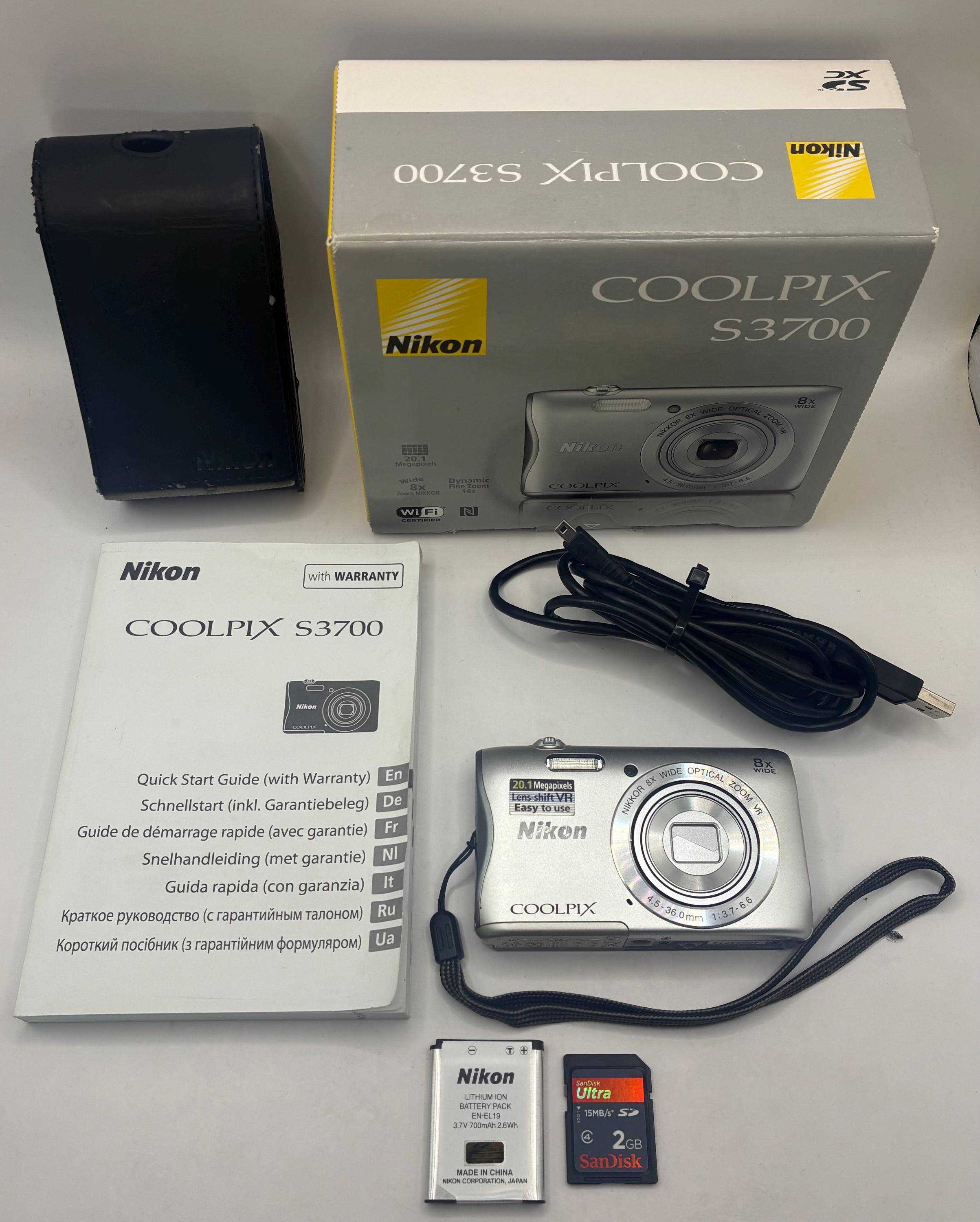 Nikon Coolpix S3700 - Compact Camera - Etsy