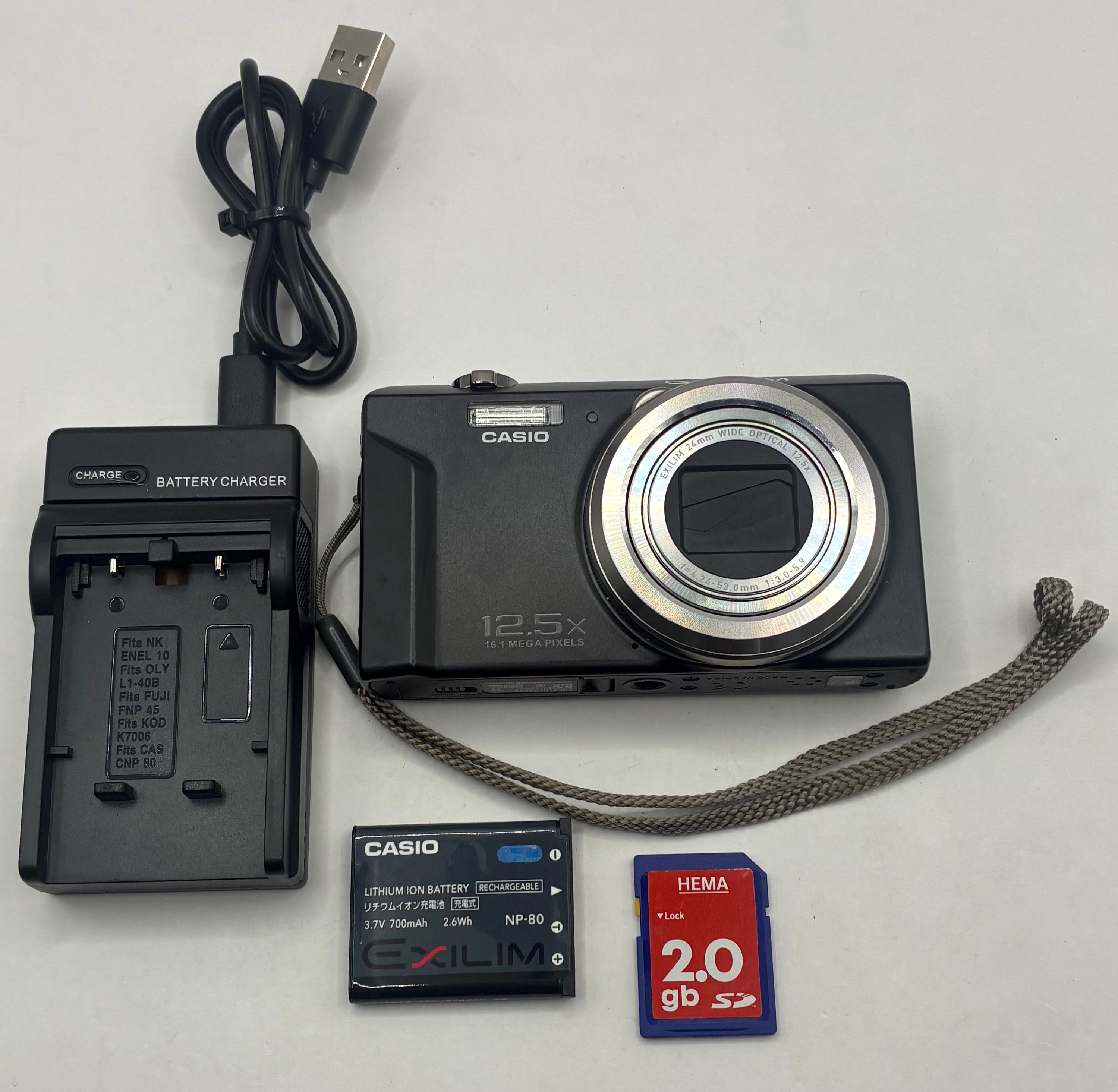 CASIO EXILIM EX-ZS150 デジカメ バッテリー 充電器有り Casio Exilim EX-ZS150 - Compact Camera - Etsy