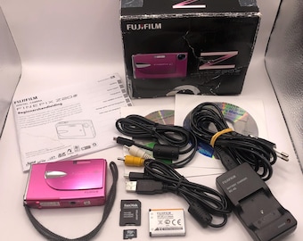 【稼働確認済/充電器/電池あり】フジフィルム Z200fd ピンクFINEPIX Fujifilm FinePix Z20fd Digital Camera Excellent Condition Compact