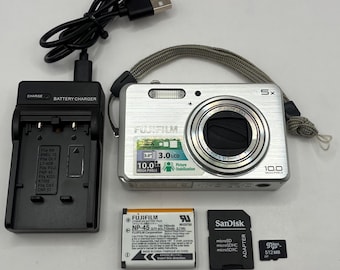 Fujifilm Finepix J10 8.2MP 3x Zoom Digital Camera Black No Battery