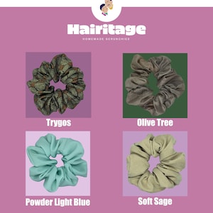 Vintage Scrunchies - Fall Collection - Handmade Scrunchies - Womens Hair - Vintage Hair Accessories