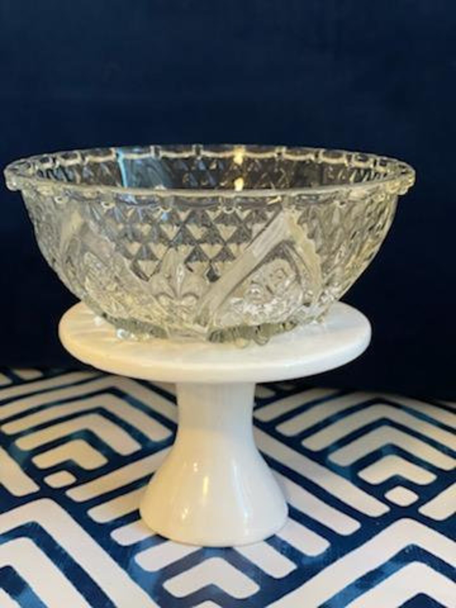 Tabletops Unlimited Vintage Crystal Bohemia Bowls set of 4 Etsy