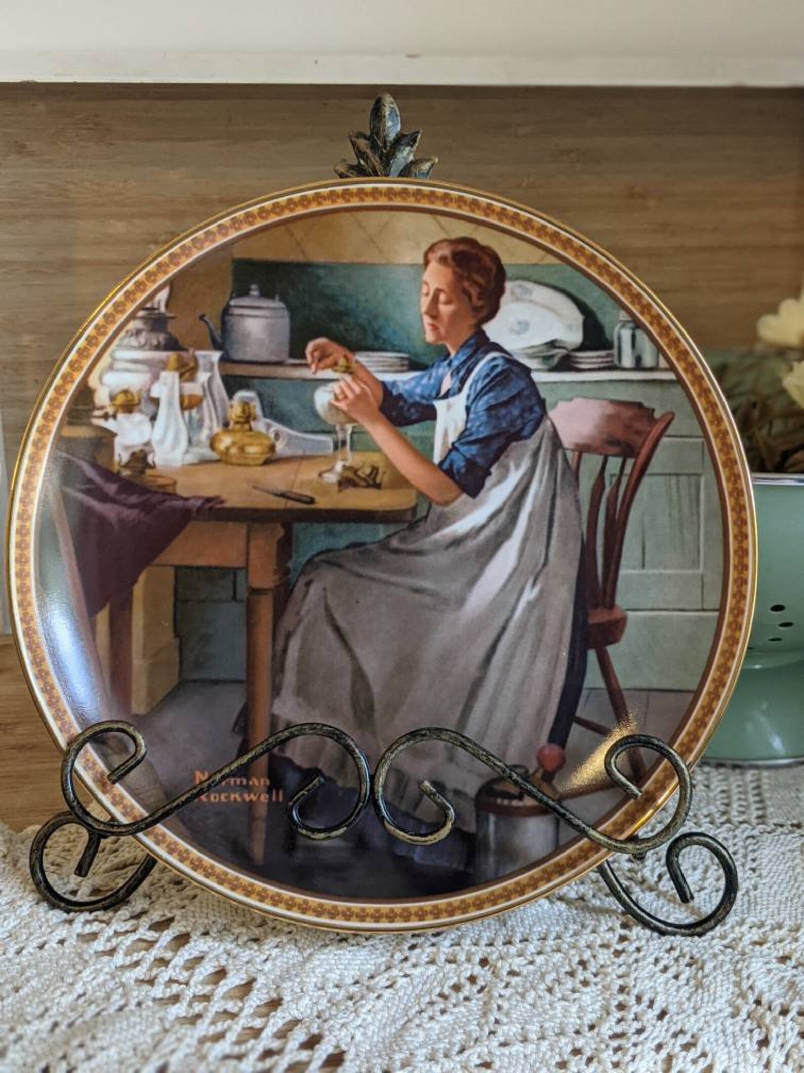 Norman Rockwell Collectible Plate Etsy