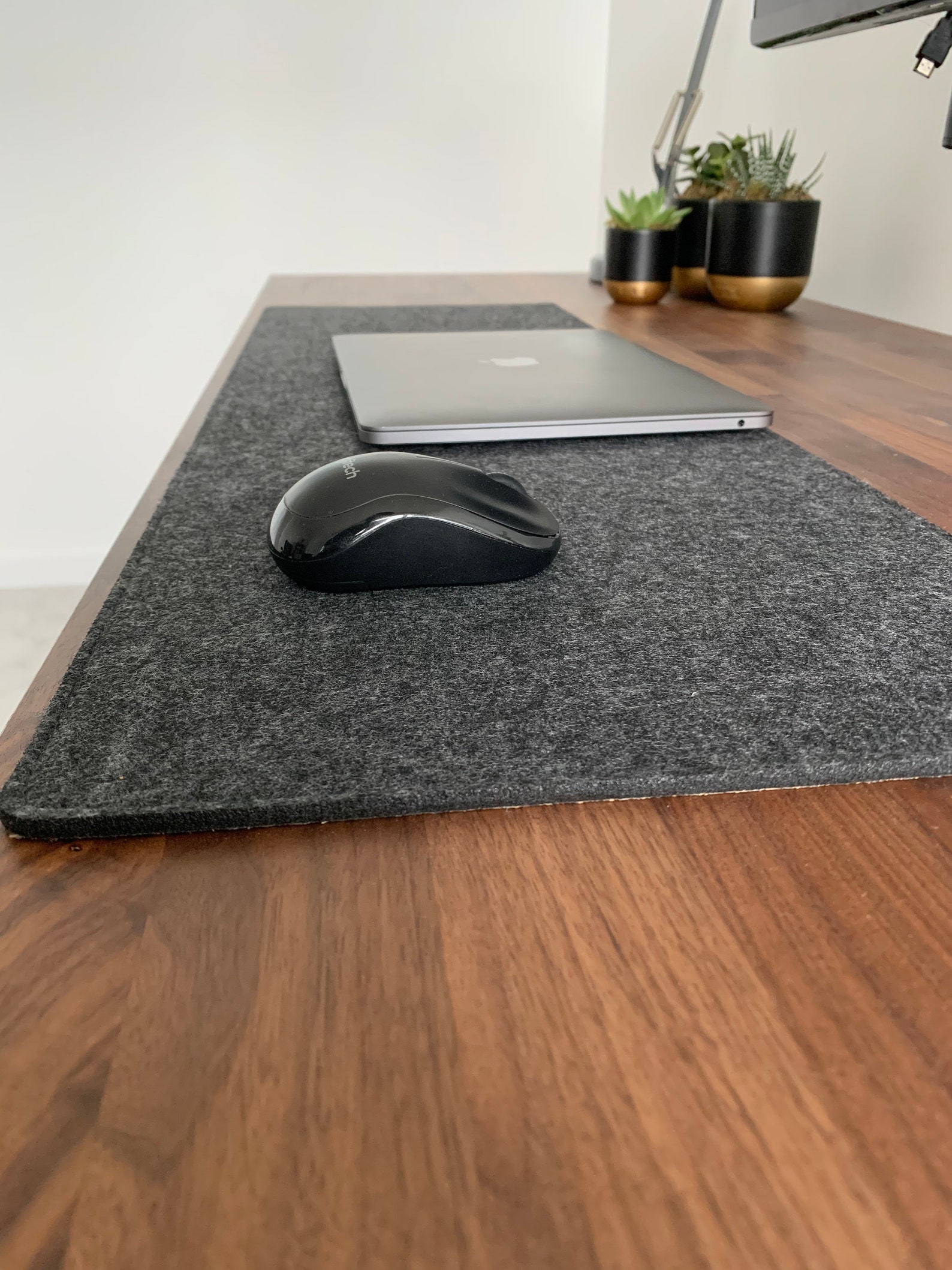 Minimalist Premium Wool Felt nonslip desk mats gaming Etsy