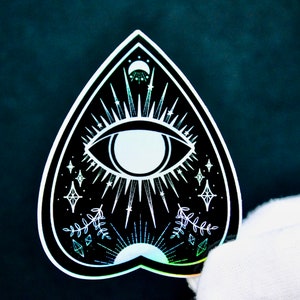 Holographic Ouija Planchette Sticker
