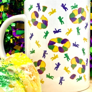 King Cake Mardi Gras Mug