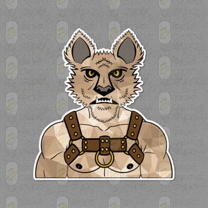 Horror Hotties- Wolfie Sticker