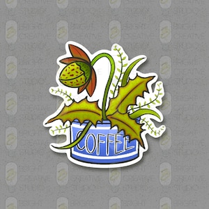 Man-Eating Plant Sticker