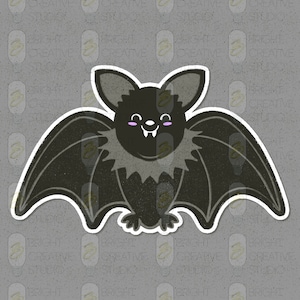 Kawaii Halloween Sticker- Bat