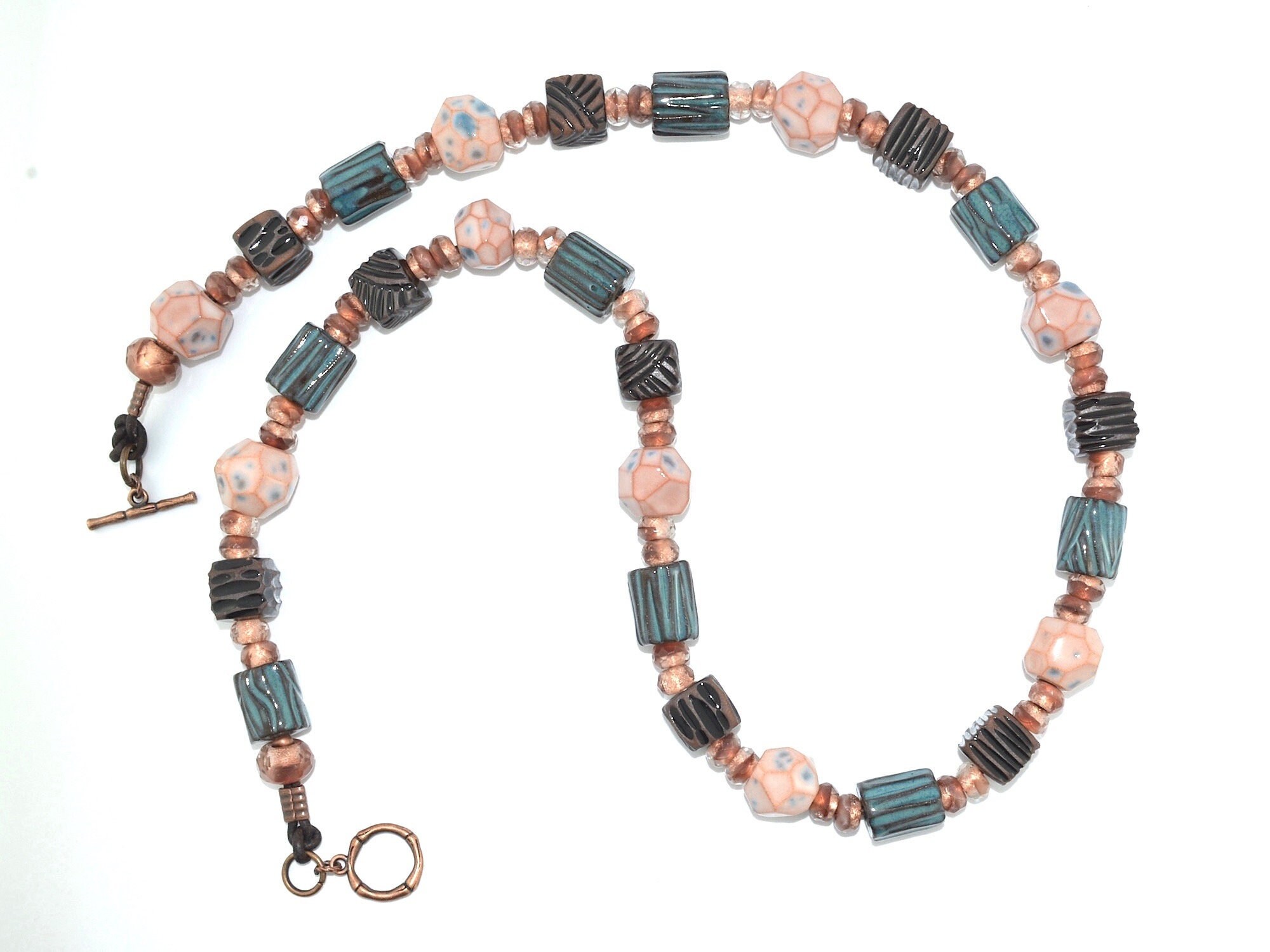 Ceramic Small Bead Necklace – LongHouse Reserve