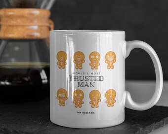 Personalized World's Most Trusted Man Coffee Mug For Brothers, Dads, Husbands, and Grandfathers | Funny And Cute Cups For Men | Funny Gift