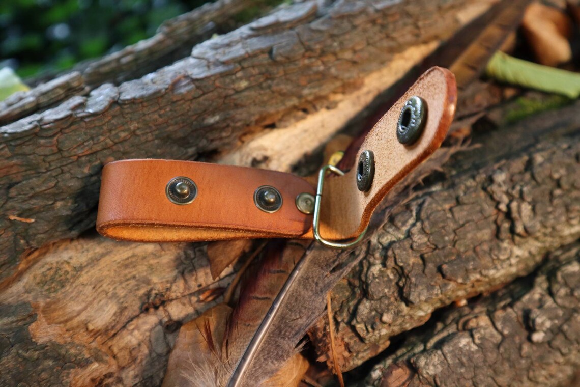 Bushcraft Leather Belt Dangler Etsy