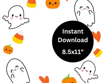 Baby's First Halloween Footprint Art: Keepsake Craft (PDF Printable)