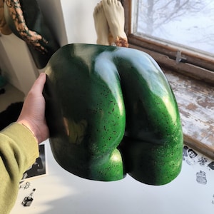 Lifecast Female Shiny Ass Sculpture- Sexy Wall art