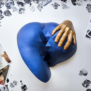 Contemporary Lifecast Female Hips and Vulva Cast