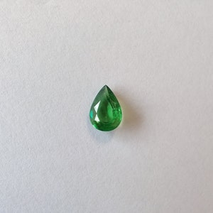Tsavorite Green Garnet Pear Shape 10x7 MM Cut Stone | 1.70 Carat Tsavorite Gemstone Making For Jewelry
