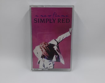 Simply Red A New Flame Cassette Tape Vintage 1989
