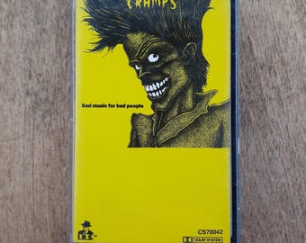 The Cramps – Bad Music for Bad People Cassette Tape | Vintage Punk Rock | IRS Records | Collectible Tape