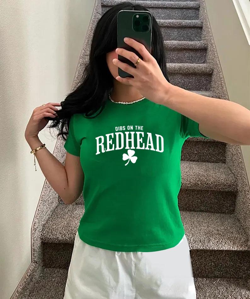 Discover Dibs On The Redhead Baby Tee