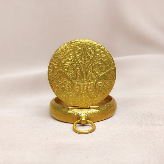 Unusual Victorian Griffin 22ct Gold Gilded Pill B… - image 5