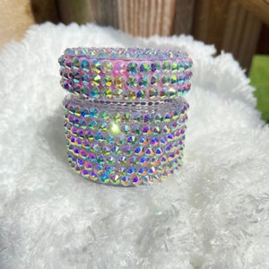 Bling pill bottle / Stash Jar with lid