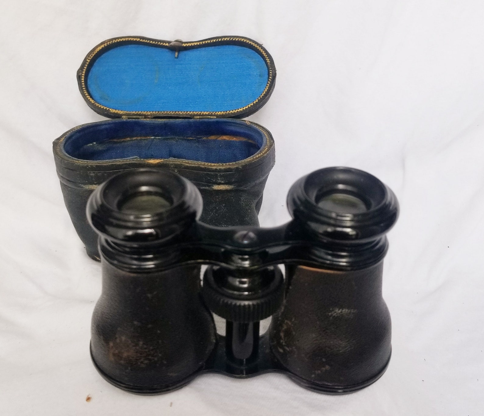 1890s Opera Binoculars CHEVALIER Paris Opera Glasses Original Case, Vintage Opera Glasses