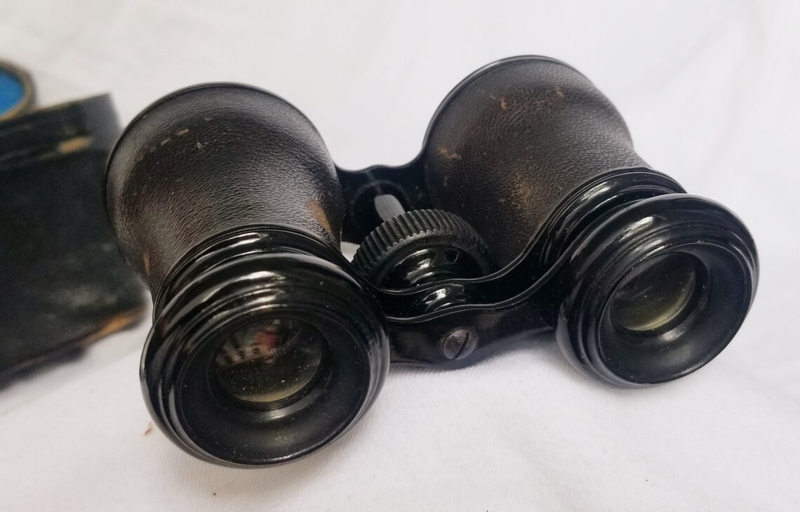 1890s Opera Binoculars CHEVALIER Paris Opera Glasses Original Case