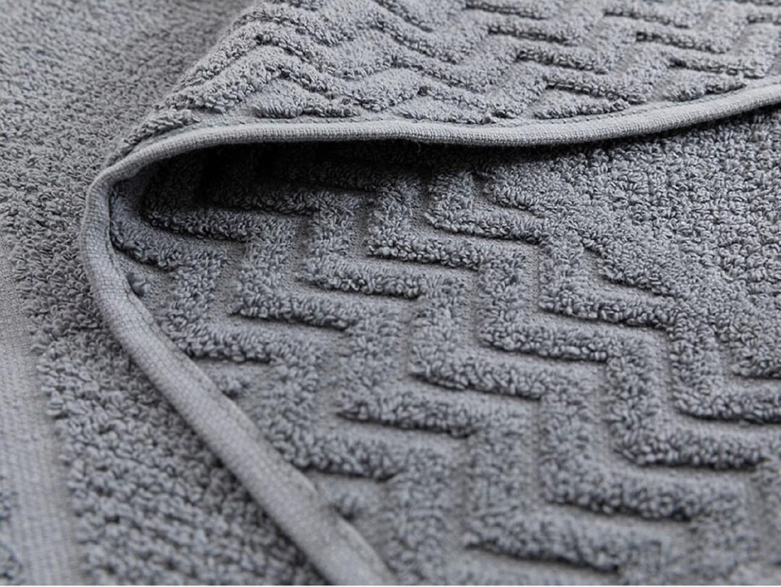 Orient Jacquard Foot Towel 50X70 Cm Anthracite Etsy